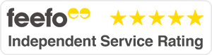 Feefo independent service review 5 star